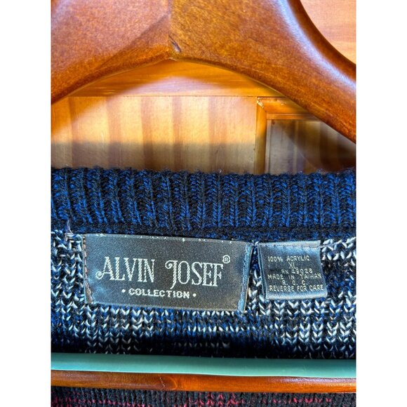 VTG Mens XL Cardigan Sweater V-Neck Button-Down 80’s Grandpa Streetwear - Picture 3 of 6